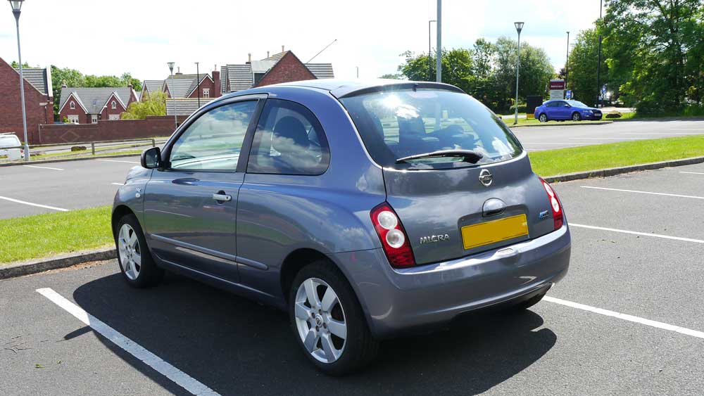 Nissan Micra K12 Review Rear Shot