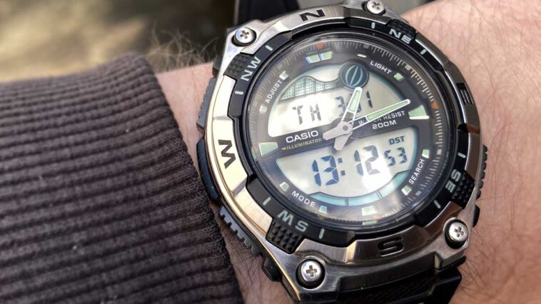 Casio AQW-100 Analogue Digital Watch Review
