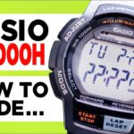 Casio W-1000H How to Guide and Tutorial