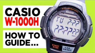 Casio W-1000H How to Guide and Tutorial