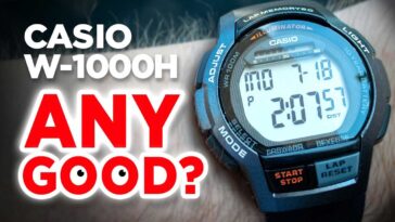 Casio W-1000H Digital Watch Hands on Review
