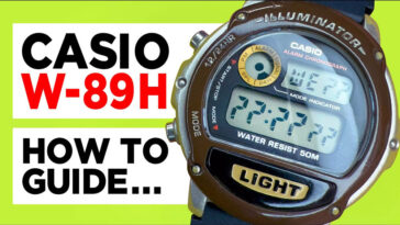 Casio W-89H Hands on Tutorial