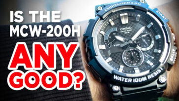 Casio MCW-200H Retrograde Chronograph Watch Review