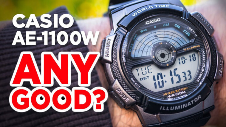 Casio AW-1100W Digital Watch Review