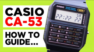 Casio CA-53W Calculator Digital Watch How to Tutorial