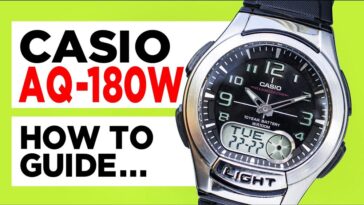 Casio AQ-180W How To Tutorial