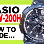 Casio MCW-200H How to Tutorial