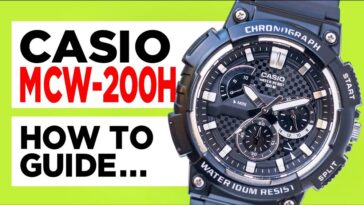 Casio MCW-200H How to Tutorial