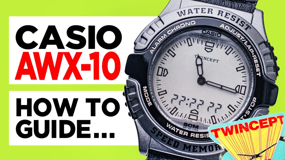 Casio AWX-10 TWINCEPT How To Tutorial Guide