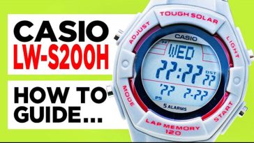 Casio LW-S200H Ladies Digital Sports Watch Instructions