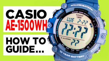 Casio AE1500WH Hot to Tutorial Guide