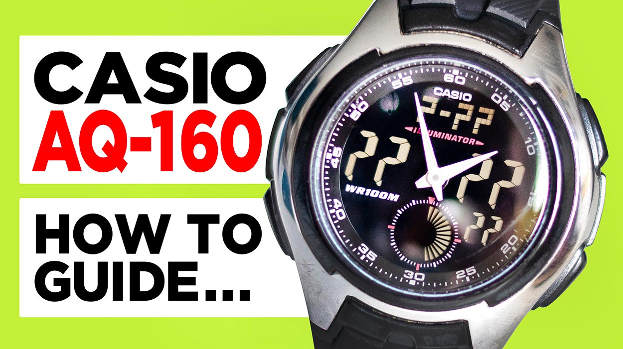 Casio AQ-160 How to Tutorial Guide