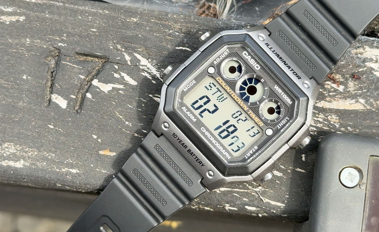 Casio AE-1300WH Stopwatch for Sports Timing